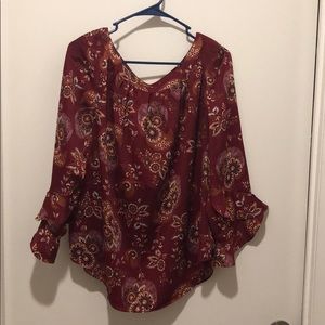 Loft Outlet 3/4 sleeved blouse